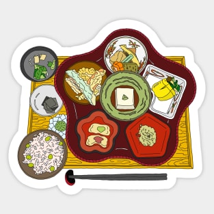 Japanese Vegetable Bento Sticker